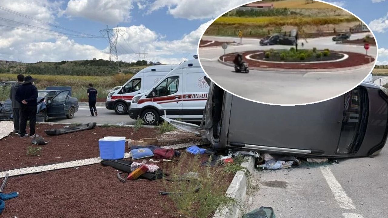 Osmancık kavşağındaki kazada sürücü hayatını kaybetti, kaza anı kamerada!