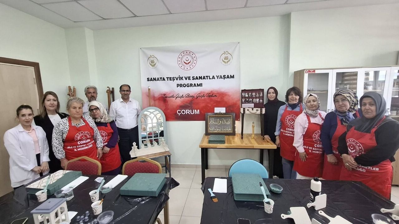 Şehit yakınlarına yönelik  sanat projesi devam ediyor
