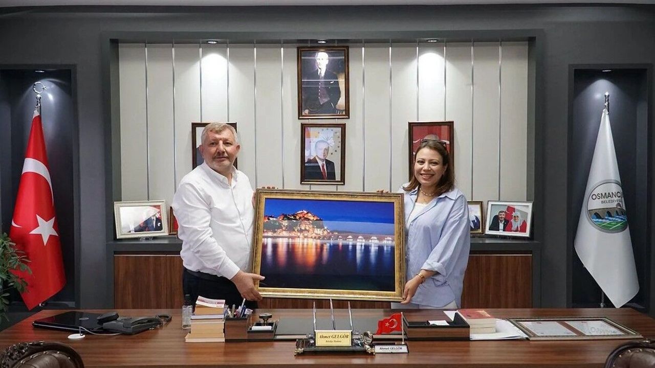 Sağlık Müdürü Gökkaya  Başkan Gelgör’e veda etti