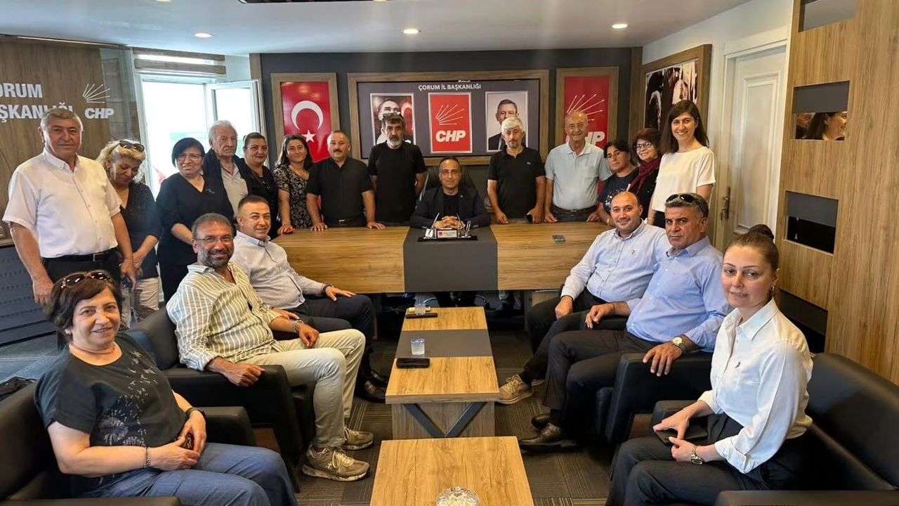 Tolga Sağ’dan CHP İl  Başkanlığı’na ziyaret