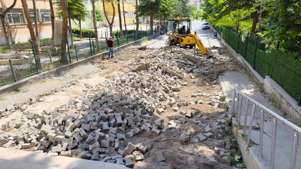 ARCA Çorum FK Sokağı'nda  dönüşüm çalışmaları başladı