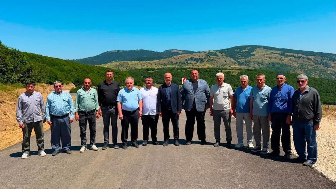 7 köyün güzergahında  “asfalt” seferberliği