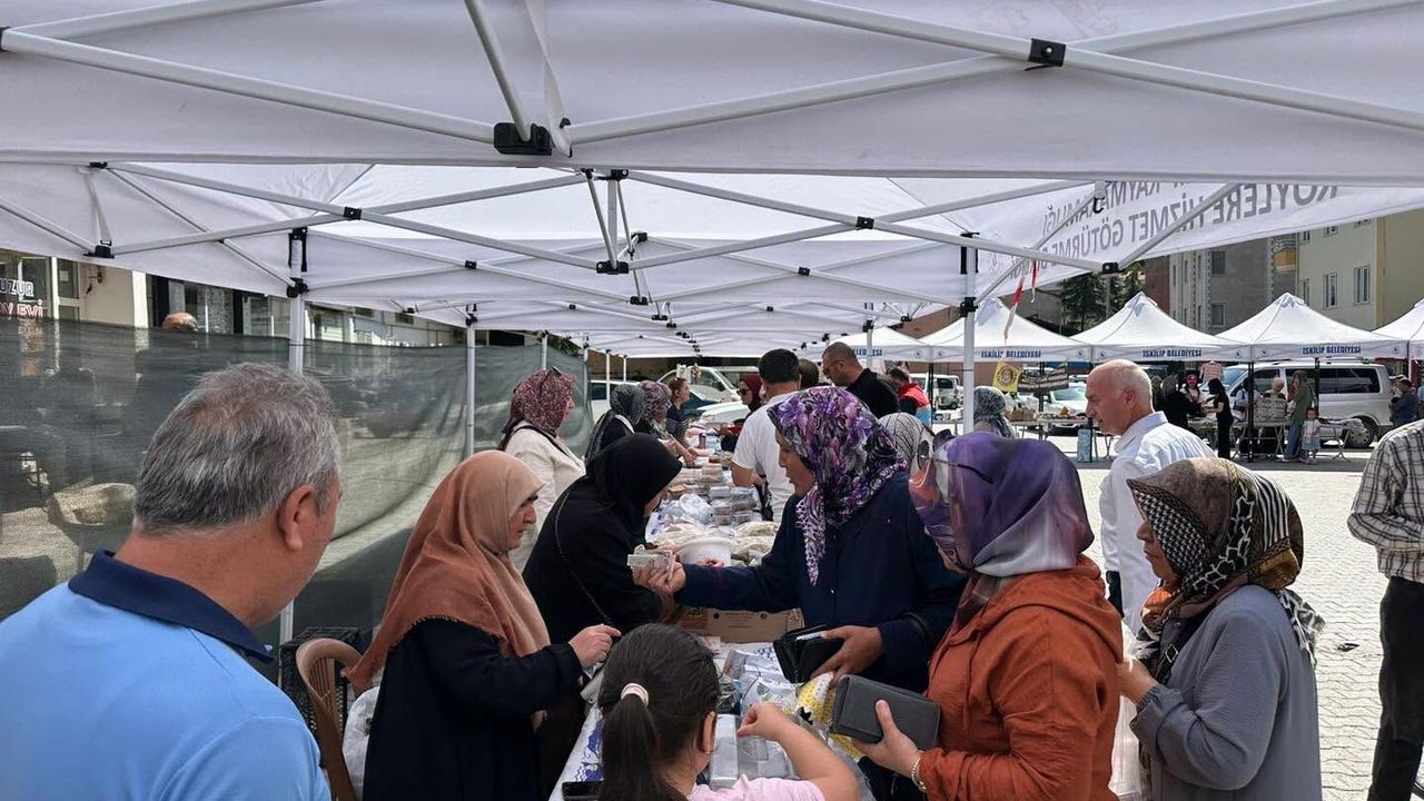 İskilip’te Mustafa Baran için  destek kermesi düzenlendi