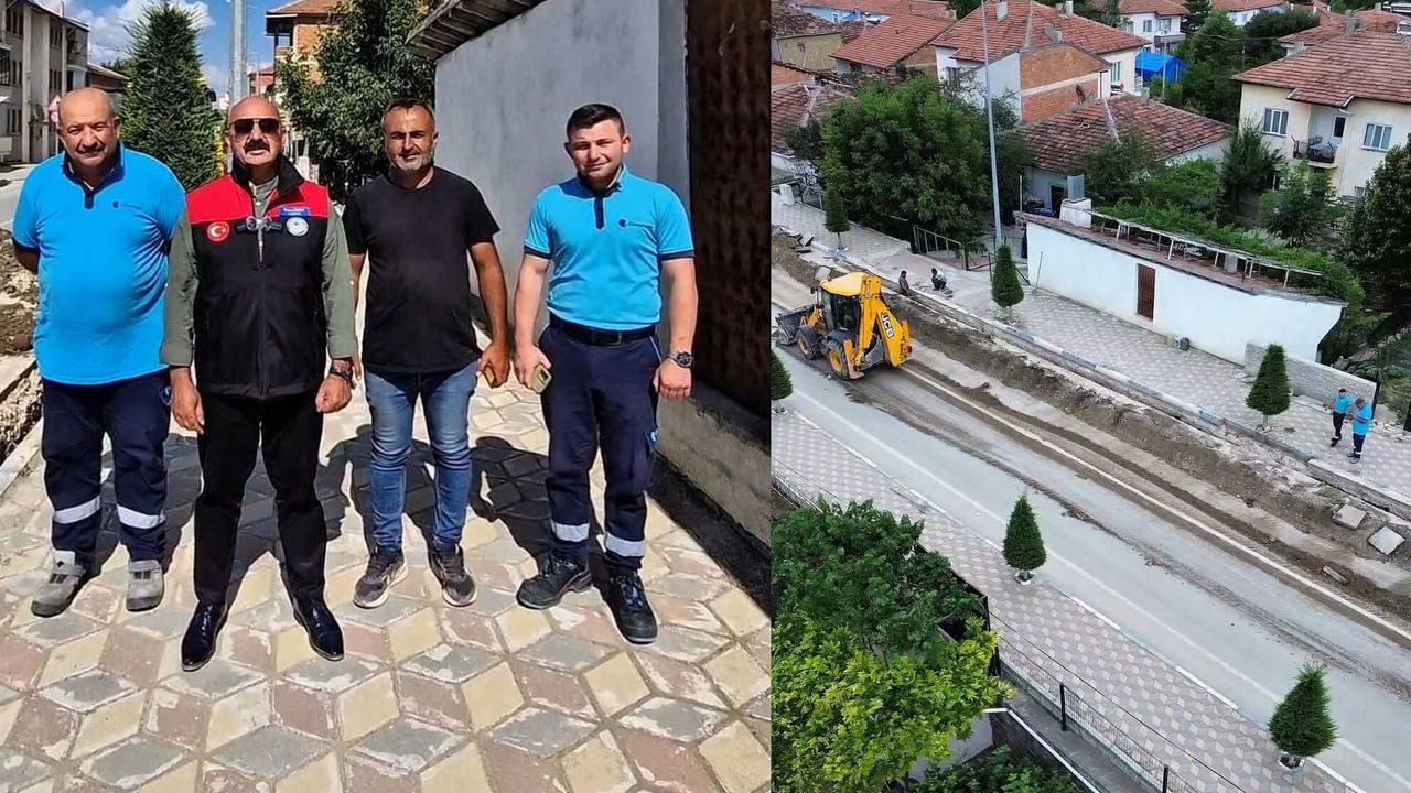 Ortaköy’de doğalgaz ağı  22 kilometreye ulaşıyor