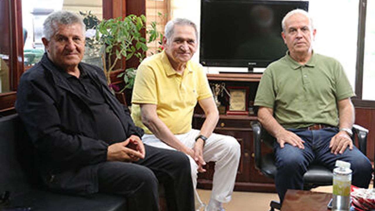 Sadık Eral ile Bülent  Uğur Dertsiz’in ziyareti