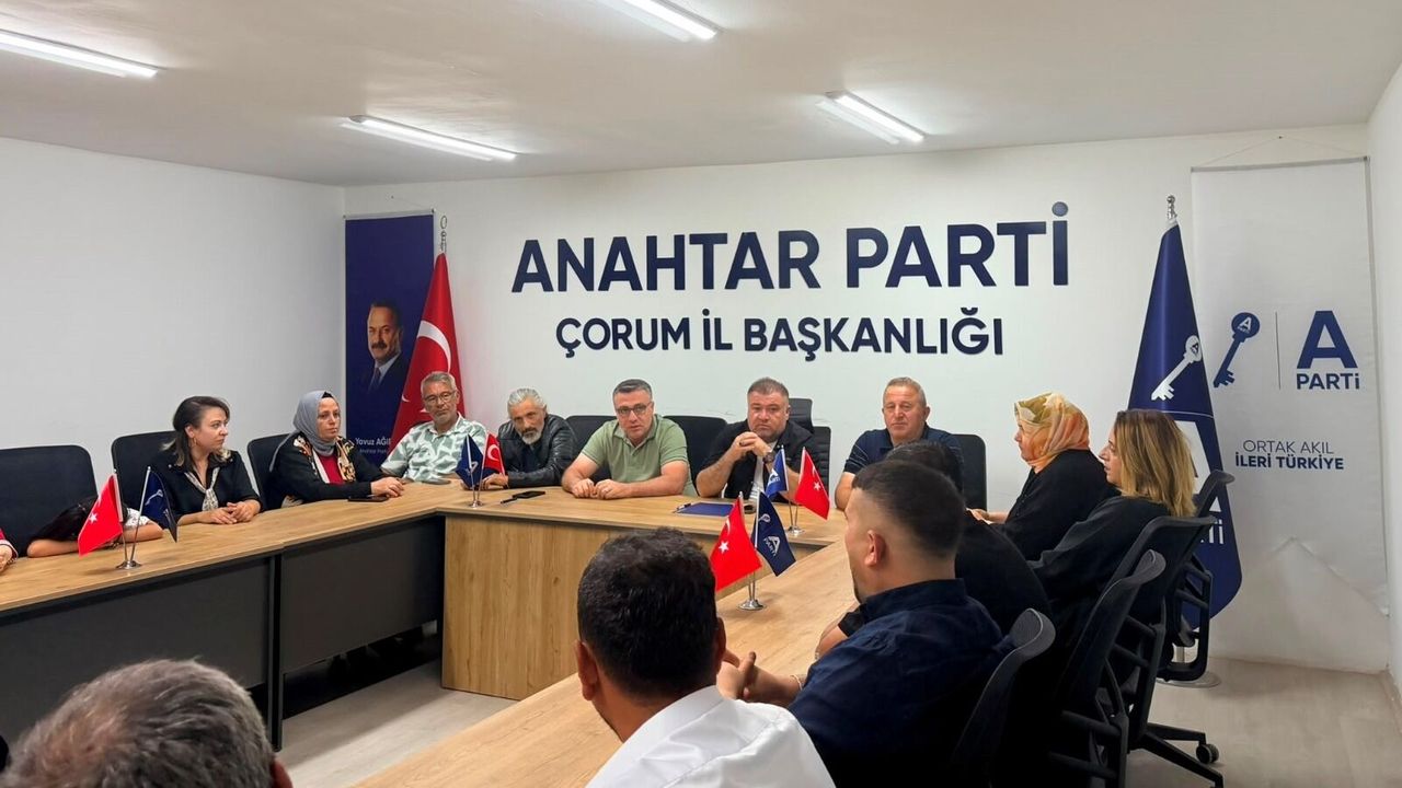 Çorum Anahtar Parti  sahadan kopmayacak