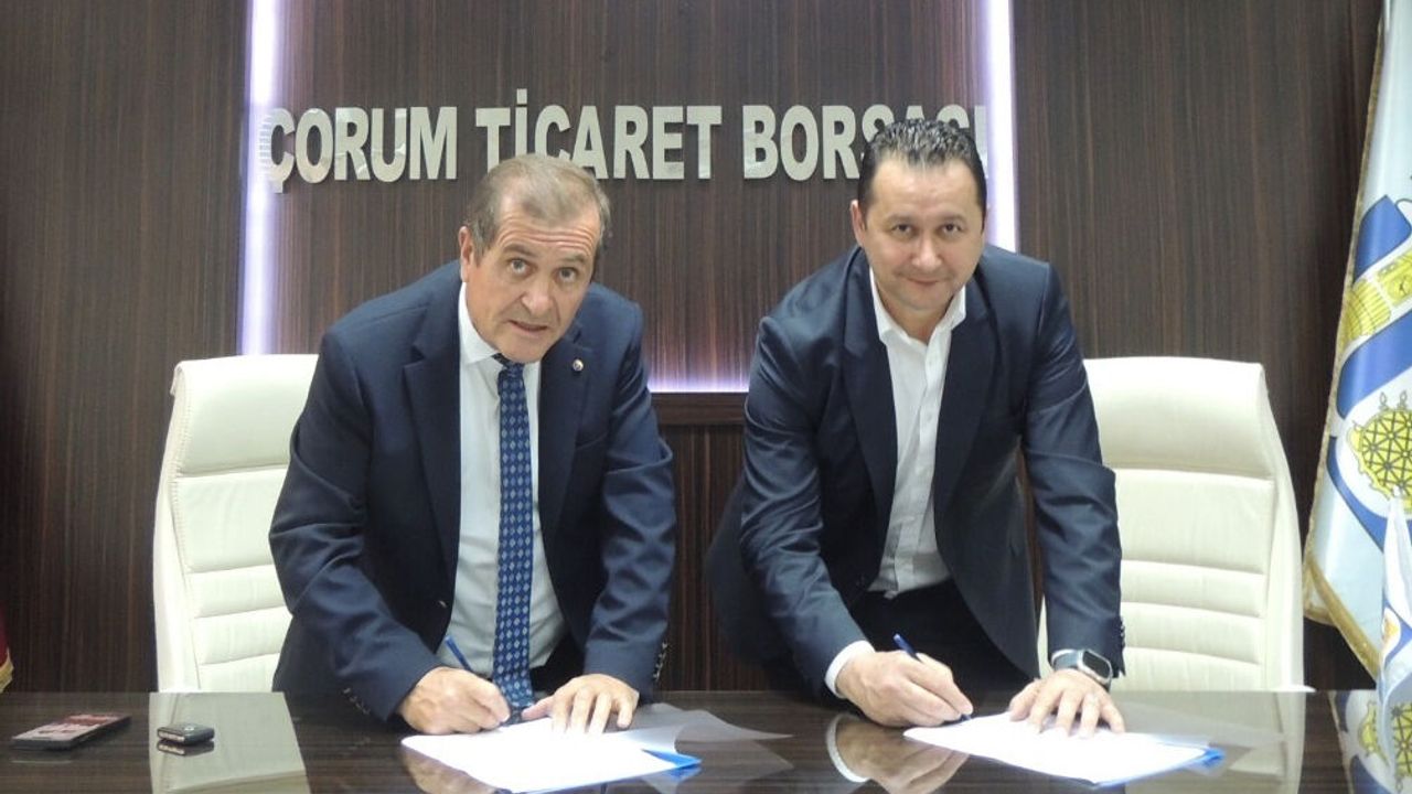 Çorum Ticaret Borsası’nın dev  yatırımında sözleşme imzalandı