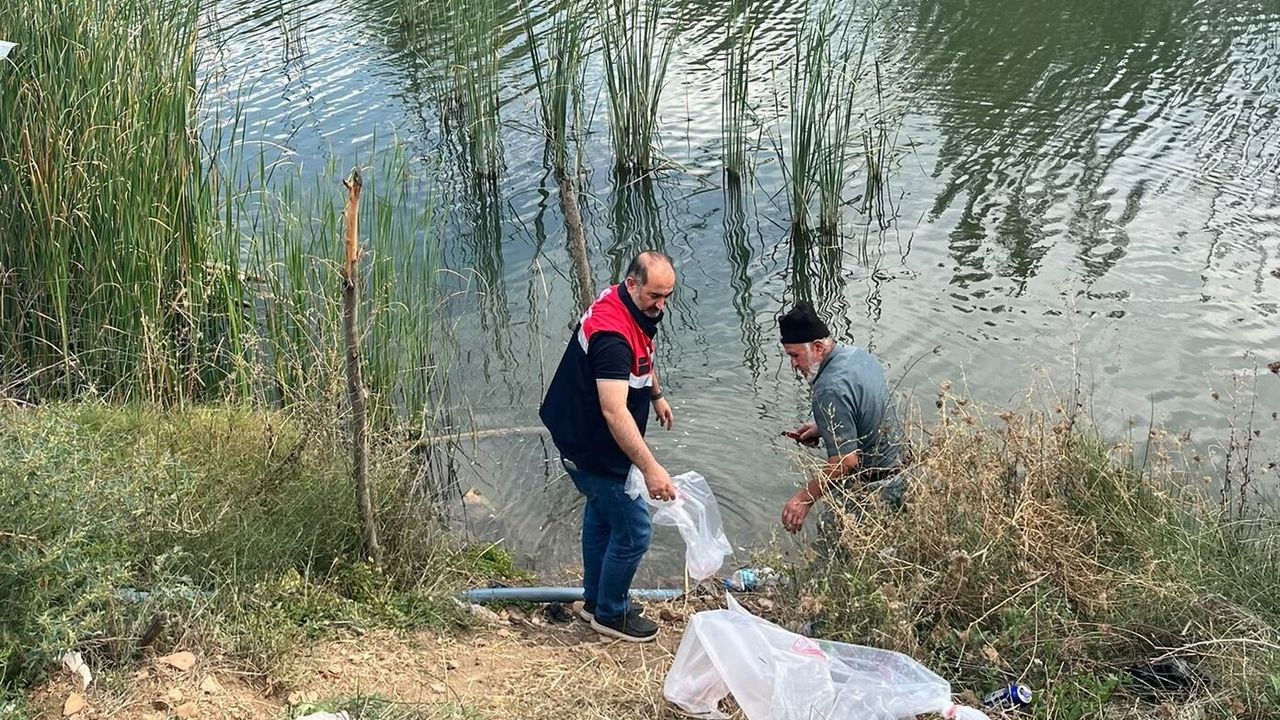 Dodurga'da gölete  yavru balık bırakıldı