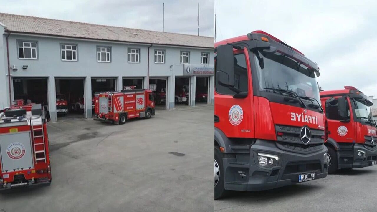 İtfaiyenin araç filosuna  4 yeni araç daha katıldı