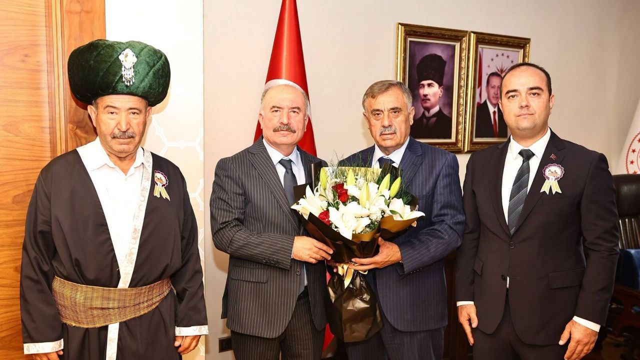 Vali Çalgan, ÇESOB  heyetini kabul etti