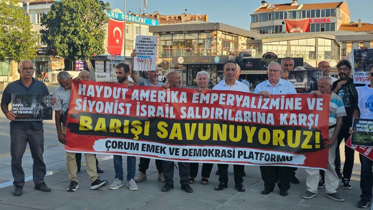 "Savaş ve şiddet son bulsun"