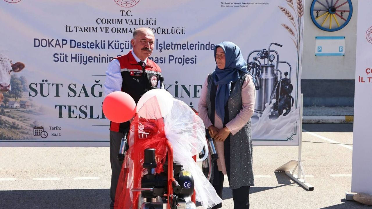 Çorum’da 260 üreticinin işi artık daha kolay olacak