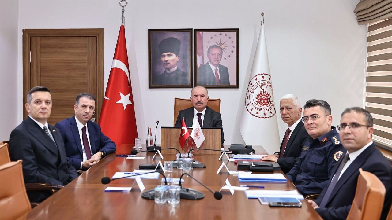 Çorum’un asayişi ele alındı