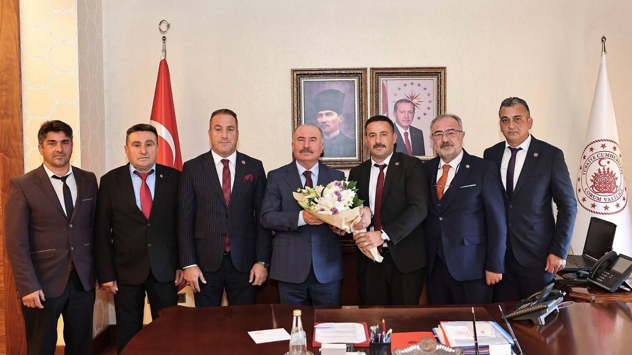 Muhtarlardan Vali  Çalgan’a ziyaret