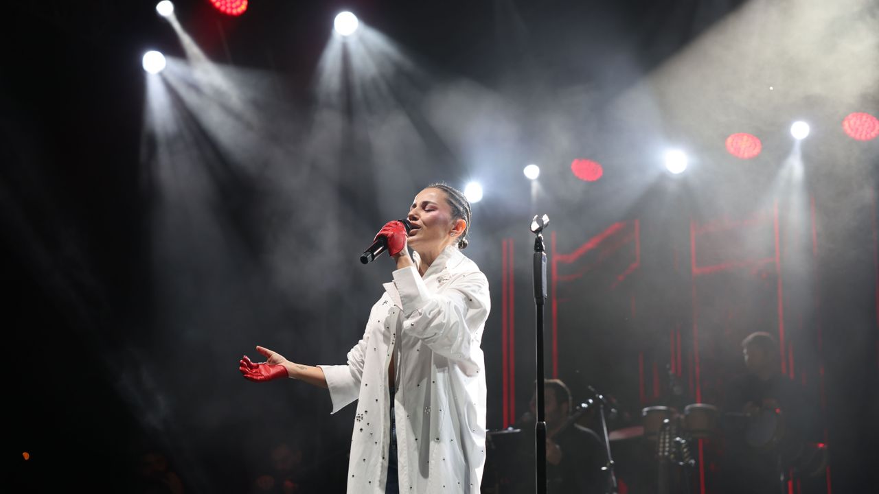 Osmancık'ta Merve Özbey coşkusu