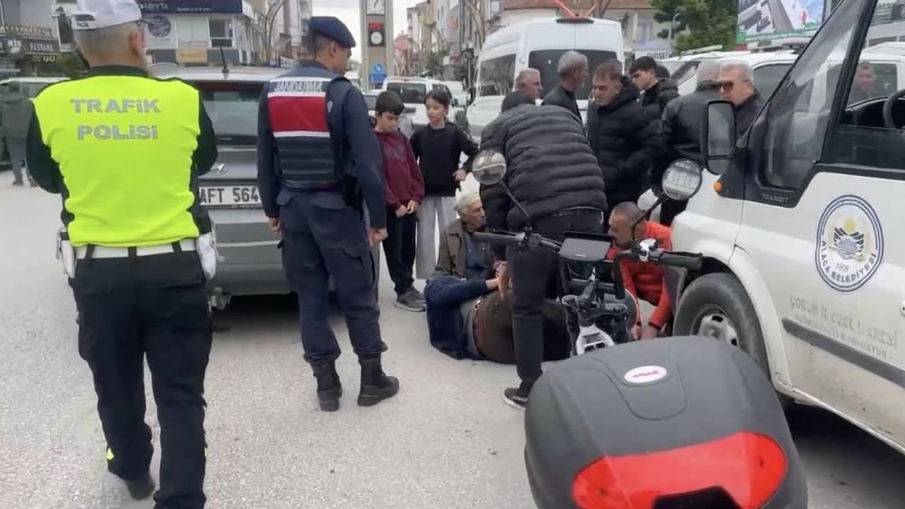 Otomobilin çarptığı yaya yaralandı
