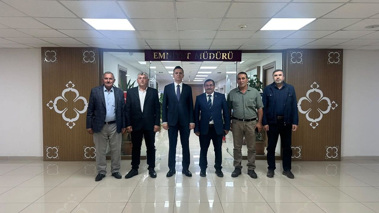 Ziraat Odası’ndan  Emniyet Müdürü Erkol’a  hayırlı olsun ziyareti