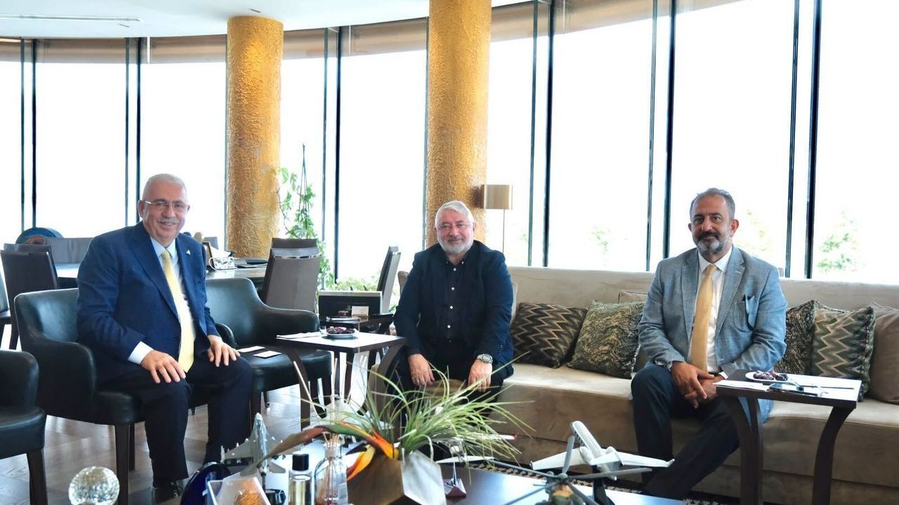 Başkan Aşgın'dan Ahlatcı'ya ziyaret