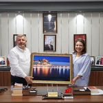 Sağlık Müdürü Gökkaya Başkan Gelgör’e veda etti