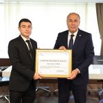 İlçe Jandarma Komutanına  “fahri hemşehrilik” beratı