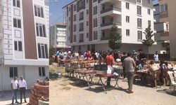 İnşaatın bitimi dolayısıyla Mevlid ve yemek