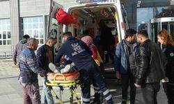 Yüksekten düşen işçi yaralandı