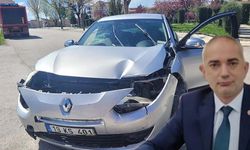 İl Genel Meclisi Üyesi İlhami Türksal trafik kazası geçirdi