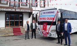 Osmancık Belediyesi’ne yeni hizmet aracı