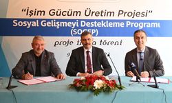 “İşim Gücüm Üretim” projesinin imzaları atıldı