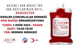 İstanbul’da Çorumlulara  “kan bağışı” için davet