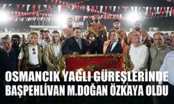 Osmancık'ın başpehlivanı Mustafa Doğan Özkaya