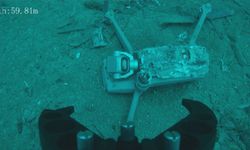 Denize düşen dronu, su altı dronu ile kurtardı
