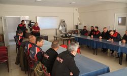 Osmancık'ta itfaiye personeline mesleki eğitim veriliyor