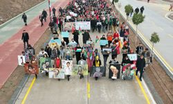HİTÜ’de Filistin için  sessiz yürüyüş yapıldı