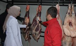 İskilip'te et ürünleri  satan yerler denetlendi