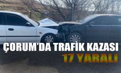 Çorum’da trafik kazası 17 yaralı