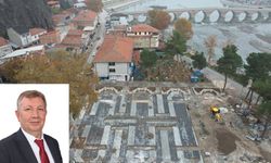 Osmancık Kent Meydanı  projesinde çalışma sürüyor