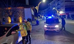 Alaca'da polisten asayiş ve huzur uygulaması