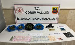Çorum'da uyuşturucu operasyonu