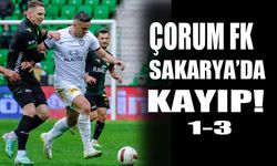 Çorum FK Sakarya'da kayıp: 1-3