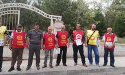 Çorum OSB'de çalışan işçilere 1 Mayıs mitingine katılma çağrısı