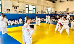 Judocular kuşak terfi sınavında