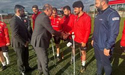 Ampute Futbol Milli Takımı ve Çorum FK'ya, Alaca'dan anlamlı ziyaret