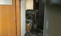 Çamaşır makinesinden çıkan  yangın evi küle döndürdü
