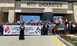 Üniversite’de Filistin’e destek yürüyüşü
