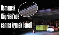 Osmancık Köprüsü’nde canına kıymak istedi