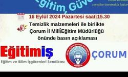 Eğitim-İş sağlıklı eğitim ve  güvenli okullar için alanda