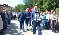 Kıbrıs Gazisi İhsan Karakuş,  son yolculuğuna uğurlandı