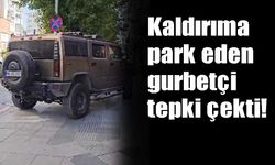 Kaldırıma park eden gurbetçi tepki çekti!