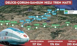 Çorum hızlı tren istasyon  noktaları belirlendi